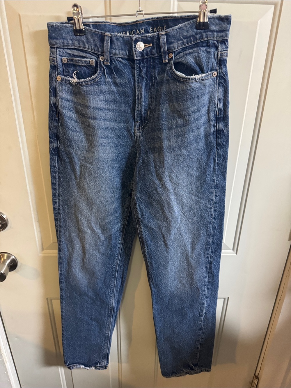 American Eagle Outfitters Straight Leg Blue Jeans